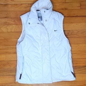 COPY - Nike White Reflective Zip up Vest